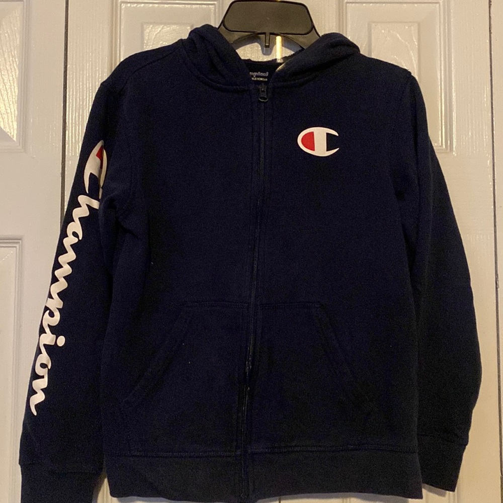 Boy champion hoodie size medium